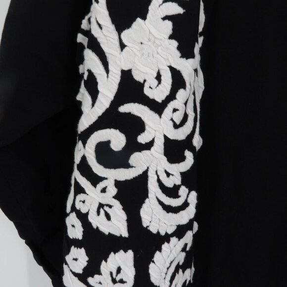 INC International Concepts Black White Long Sleeve Sweater Style Tunic 3XL NWT - Picture 7 of 11